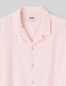 Chemise manches courtes mati&egrave;re fantaisie