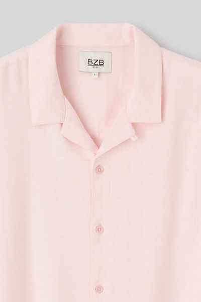 Chemise manches courtes mati&egrave;re fantaisie