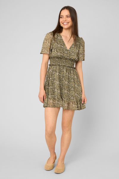 Robe courte imprim&eacute;e