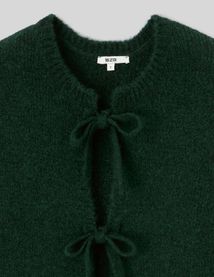 Gilet sans manche &agrave; n&oelig;uds