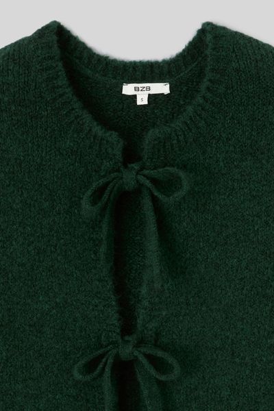 Gilet sans manche &agrave; n&oelig;uds