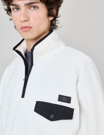 Polaire col montant zippé