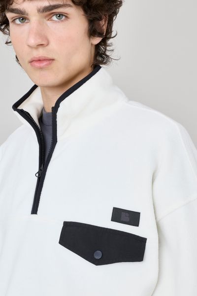 Polaire col montant zippé