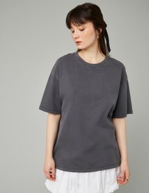 T-shirt oversize délavé