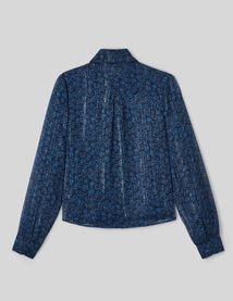 Chemise col lavali&egrave;re