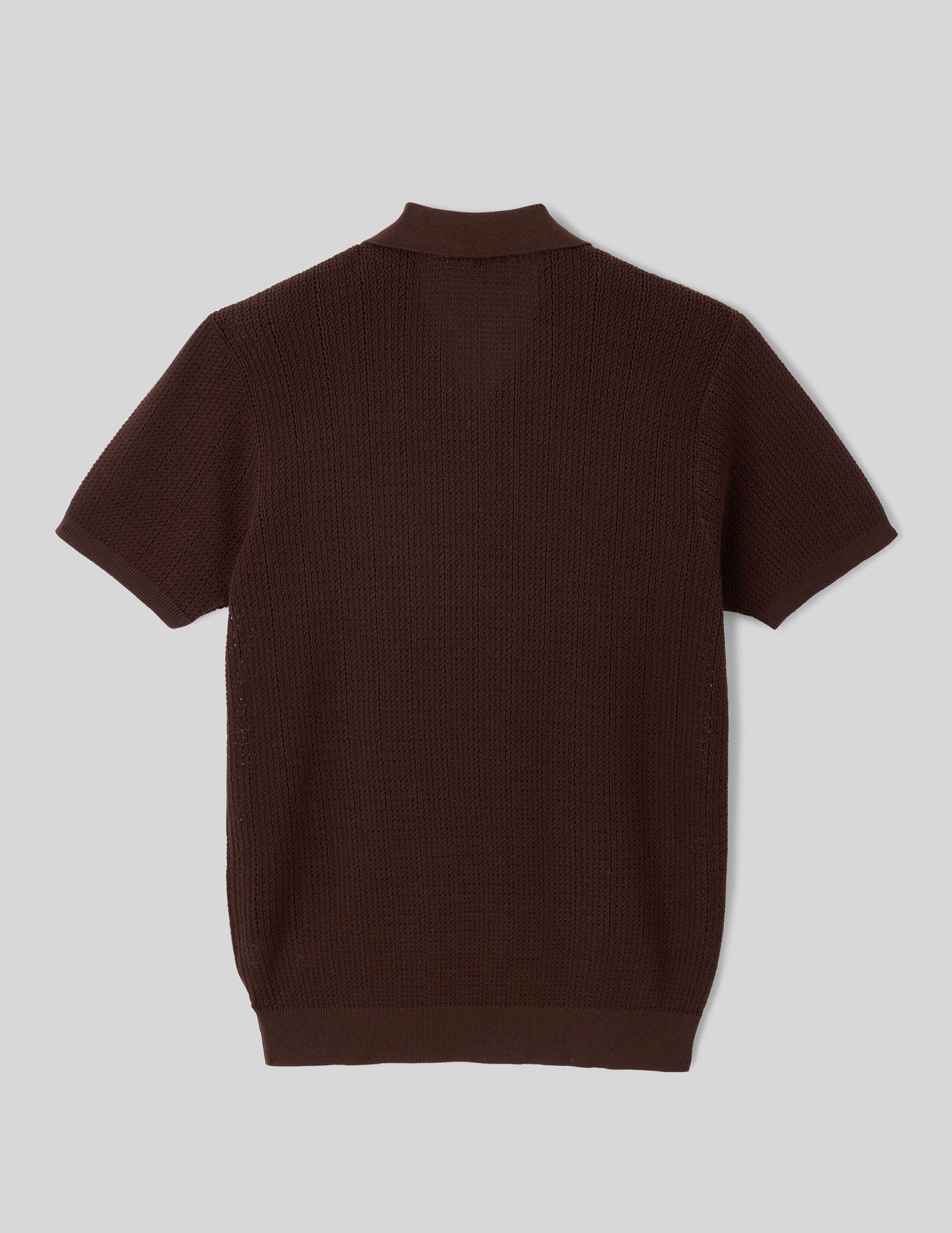 Polo maille ajourée