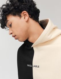 Sweat à capuche colorblock