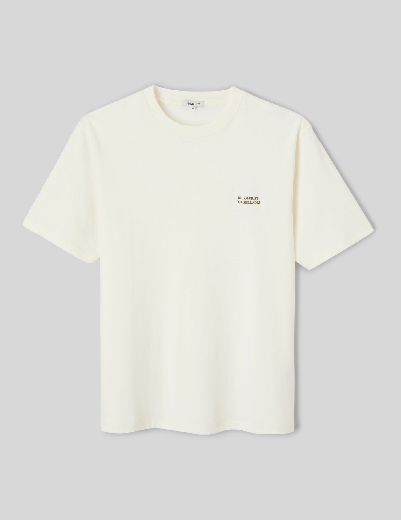 Tshirt brod&eacute; poitrine