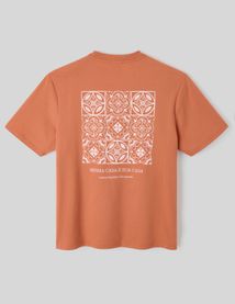 T-shirt imprimé devant dos