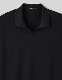 Polo matière fantaisie
