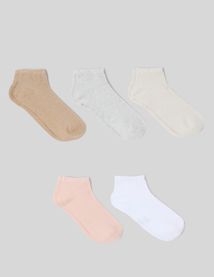 Lot de 5 chaussettes &agrave; fil m&eacute;talis&eacute;