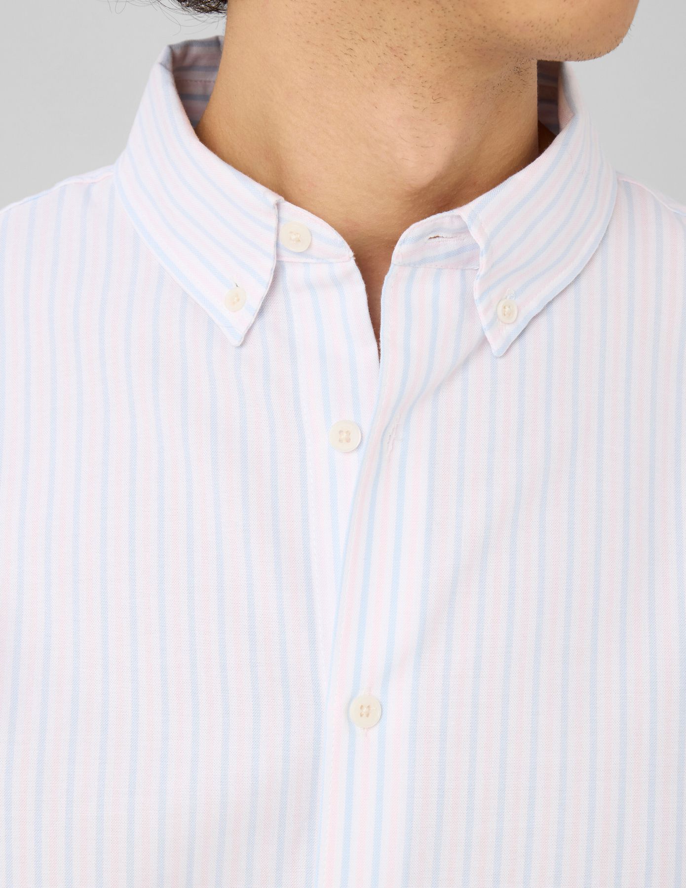 Chemise oxford ray&eacute;e