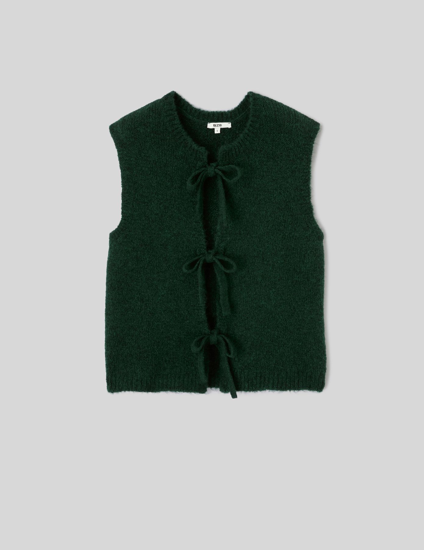 Gilet sans manche &agrave; n&oelig;uds