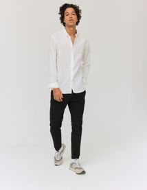 Pantalon de ville fluide uni