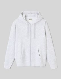 Sweat zipp&eacute; &agrave; capuche