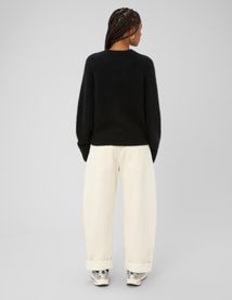Pull col rond premium