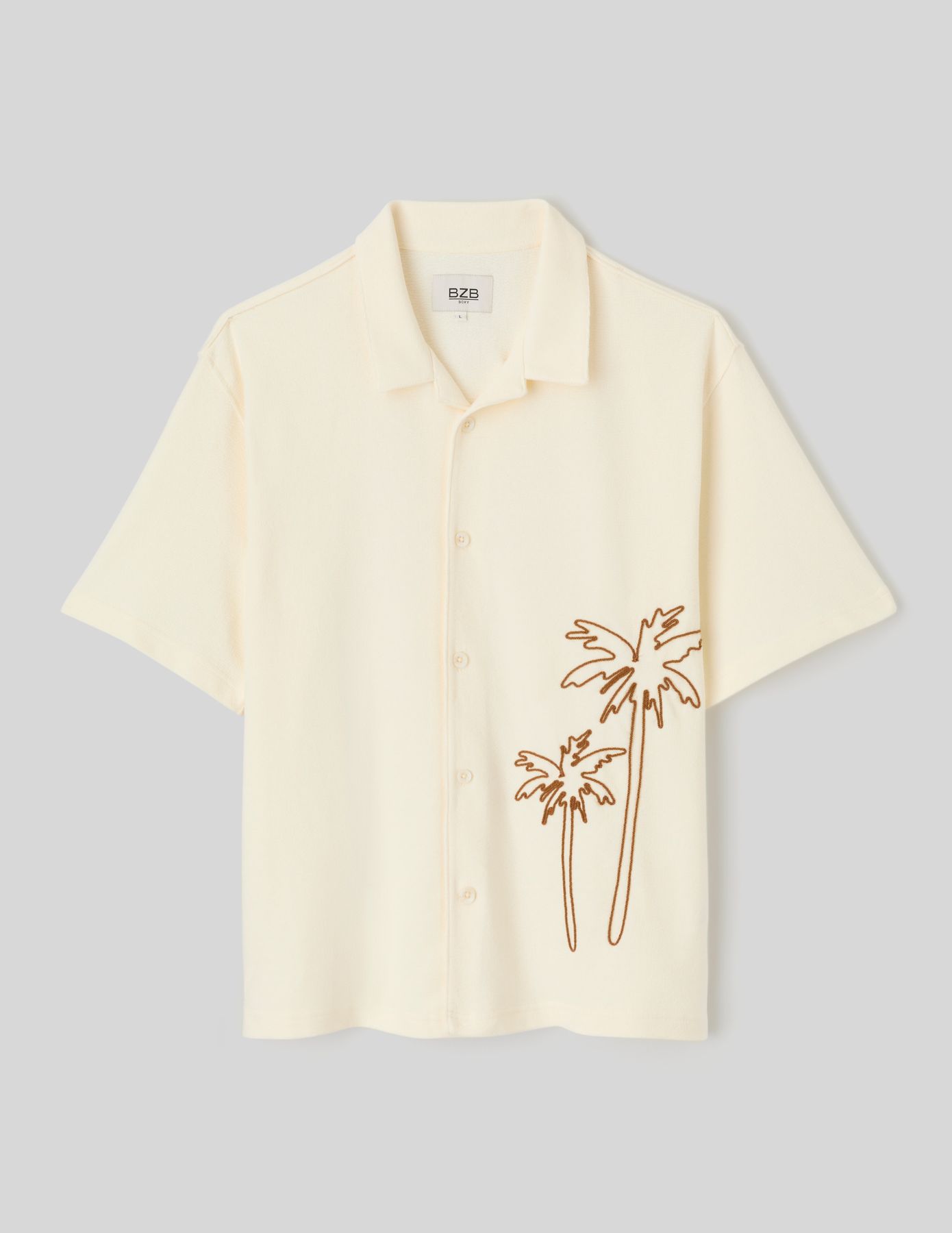 Chemise manches courtes fantaisie