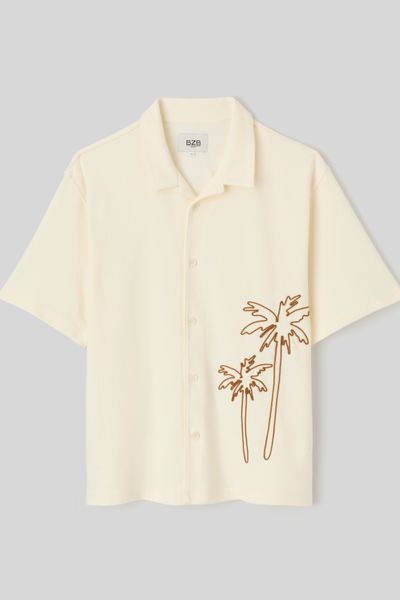 Chemise manches courtes fantaisie