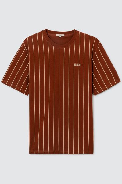 T-shirt rayures baseball