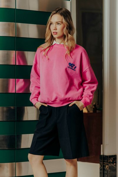 Bermuda ray&eacute; polyester recycl&eacute;