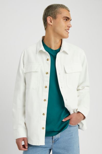 Surchemise twill unie