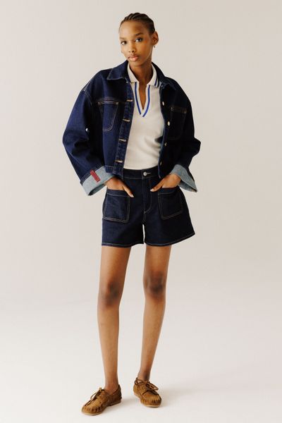 Short en denim