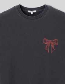 T-shirt imprim&eacute; noeud