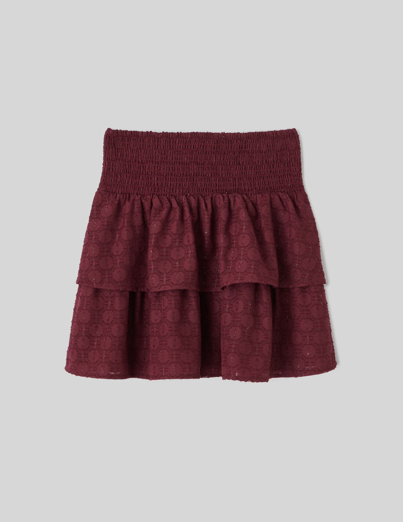 Jupe courte jacquard