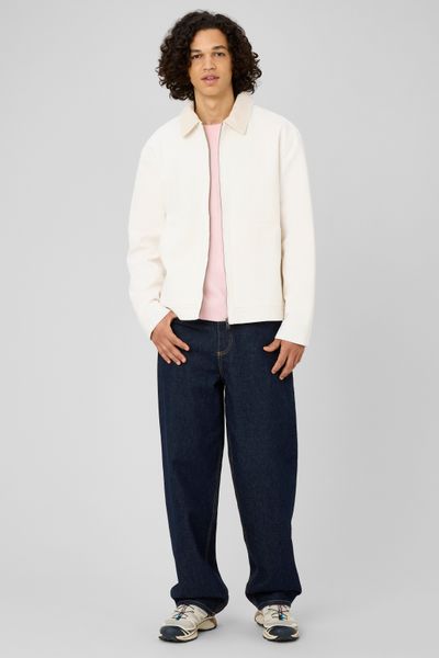 Veste zipp&eacute;e unie col velours