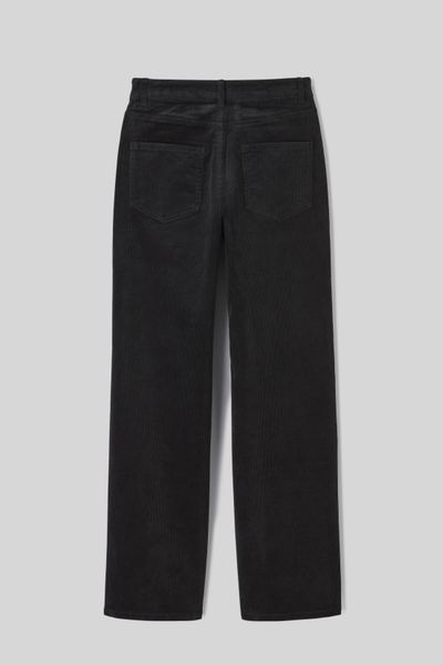 Pantalon straight velours