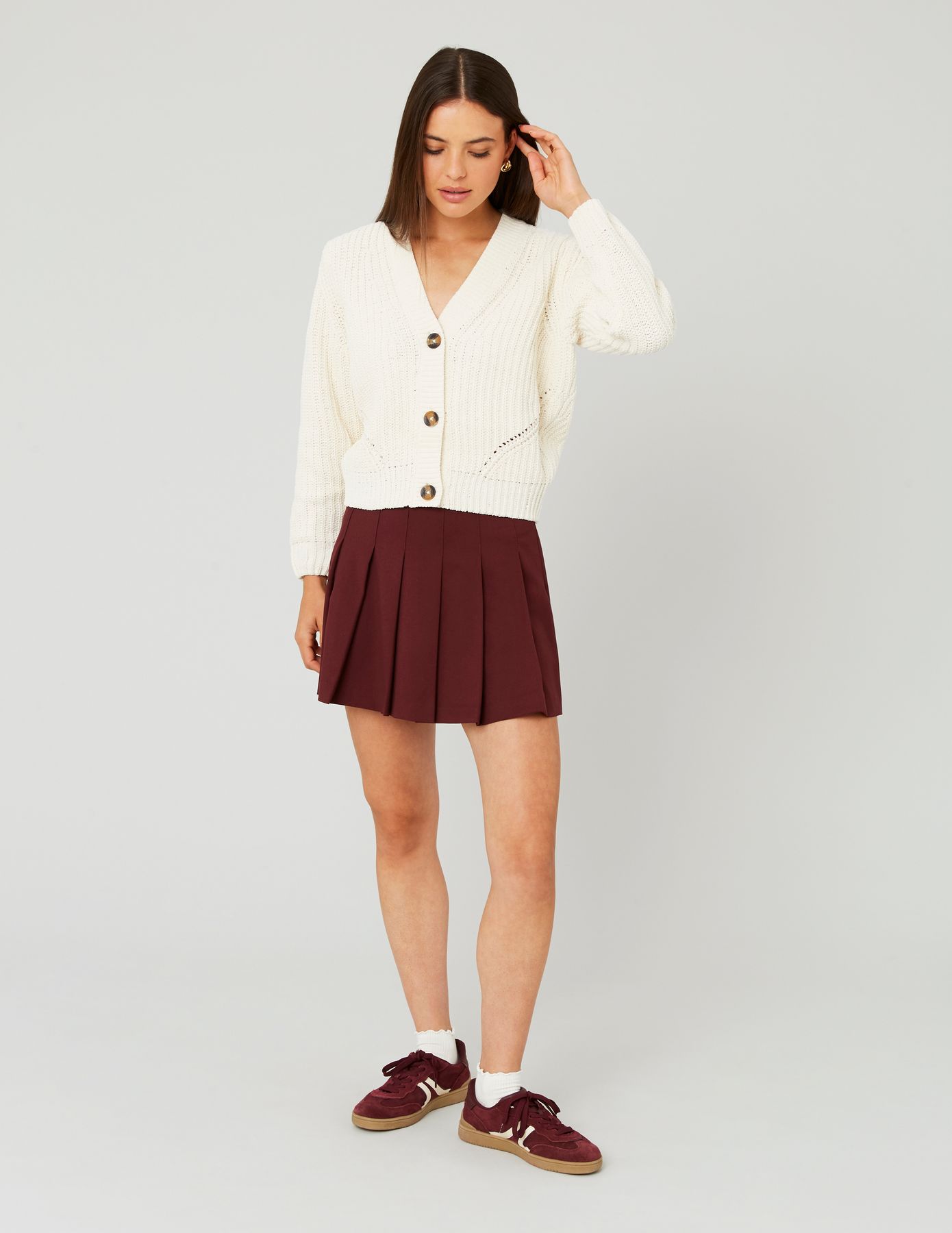 Gilet maille chenille
