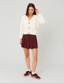 Gilet maille chenille