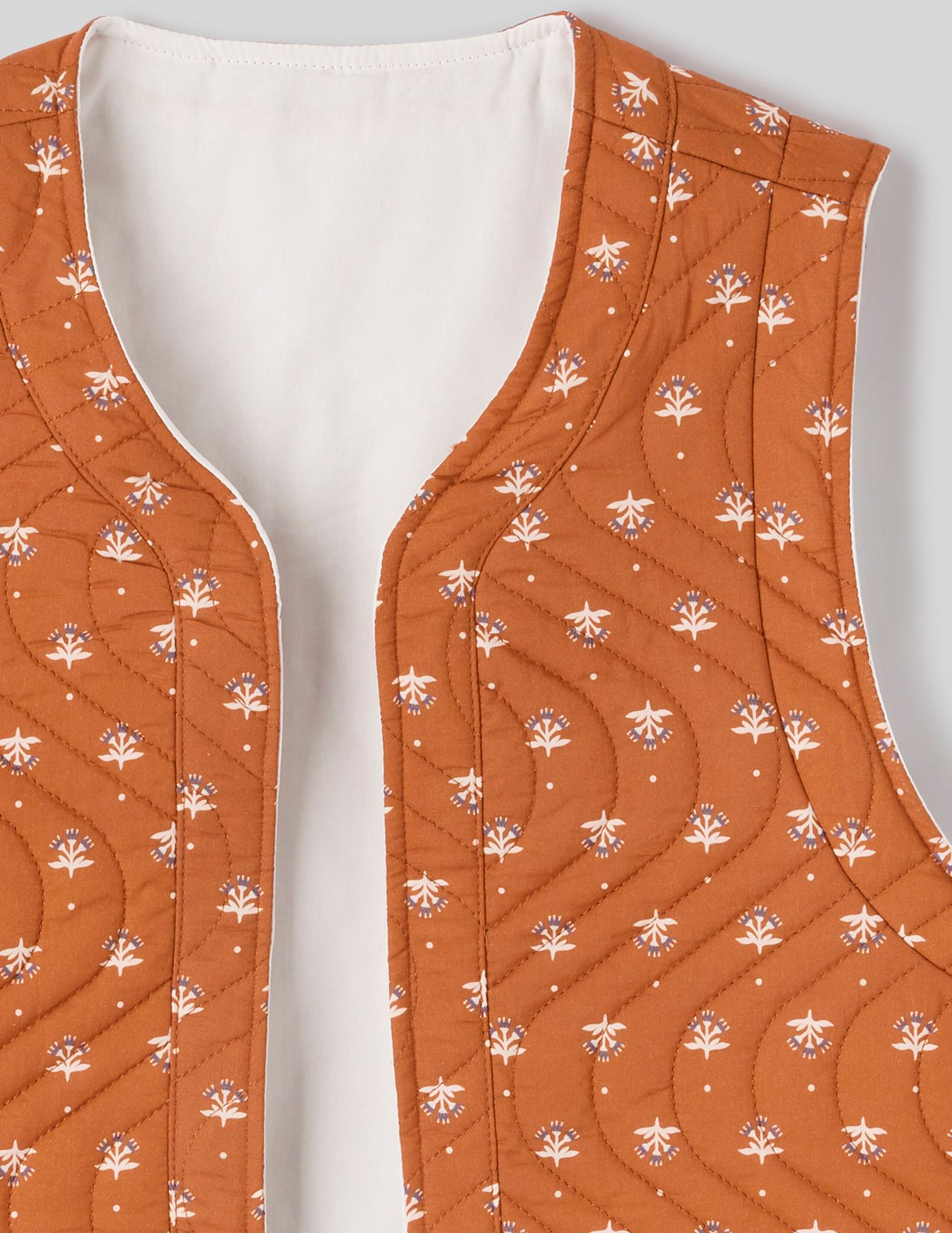 Veste sans manches réversible