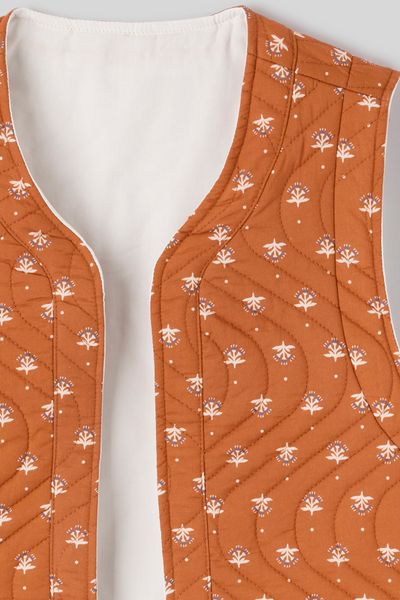 Veste sans manches réversible