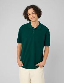 Polo maille c&ocirc;tel&eacute;e