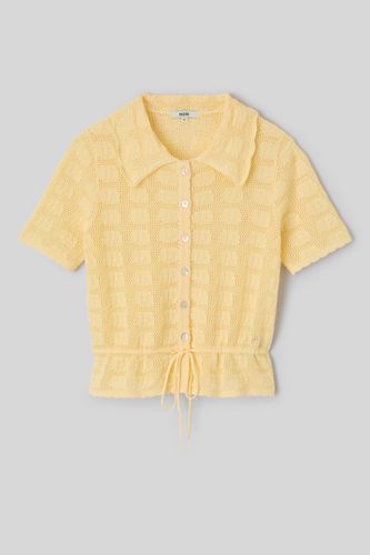 Gilet col polo en crochet