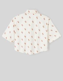 Veste manches courtes imprimée
