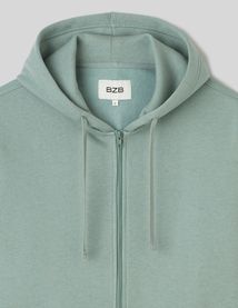 Sweat zippé à capuche