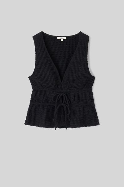 Top textur&eacute; &agrave; nouer