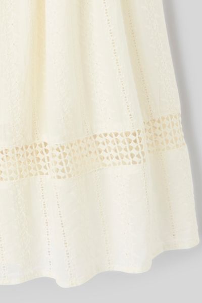 Jupe avec broderie anglaise
