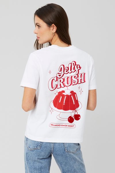 T-shirt imprim&eacute; devant/dos