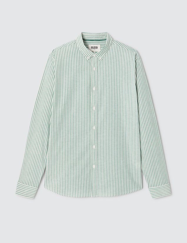 Chemise rayée ajustée