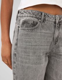 Jean straight taille basse