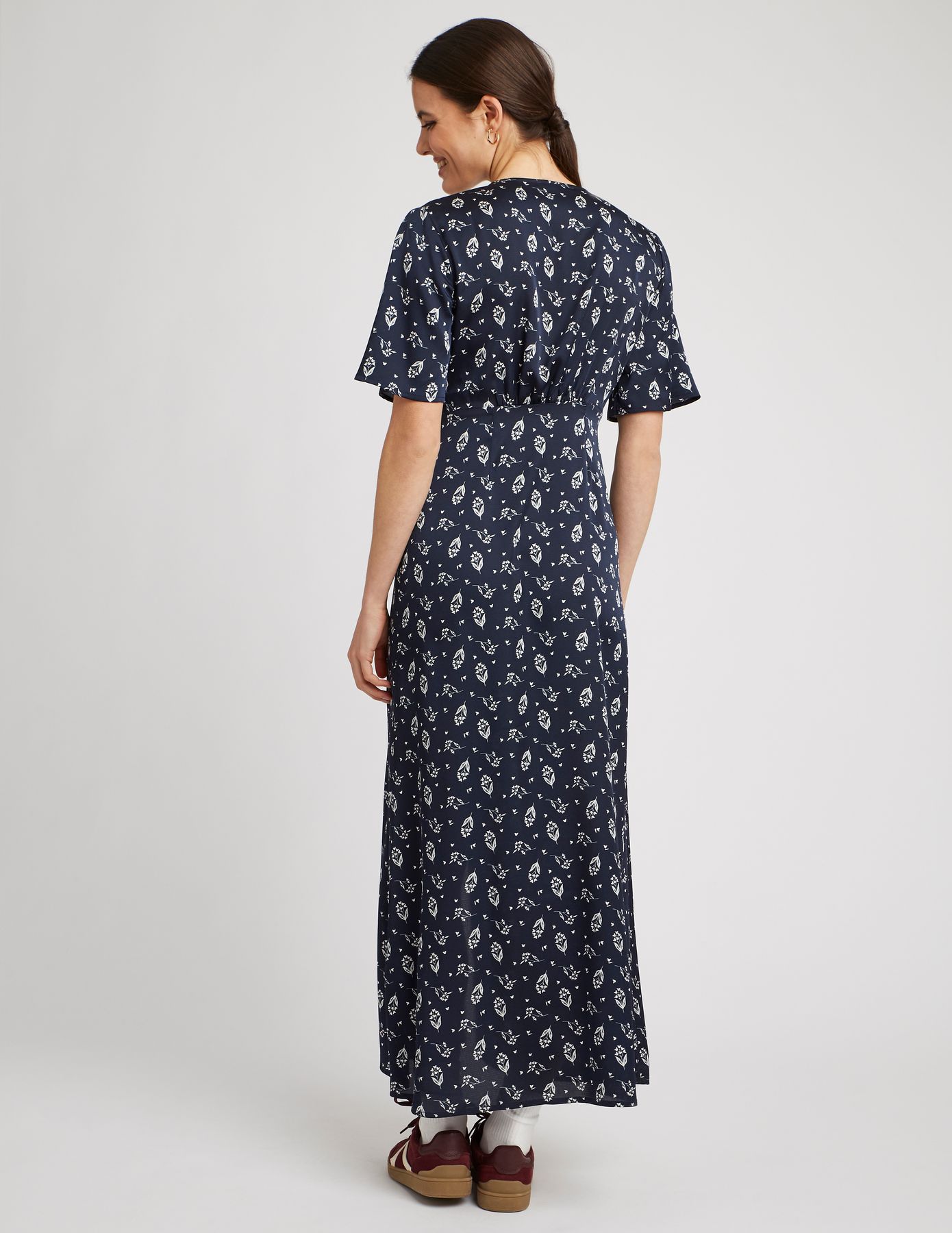 Robe longue imprimée