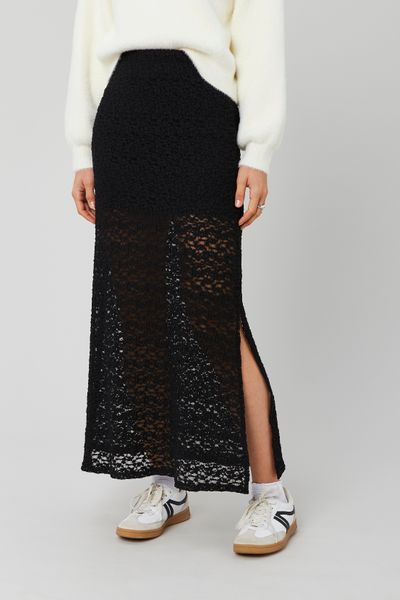 JUPE TUBE MAILLE - POUSSIN