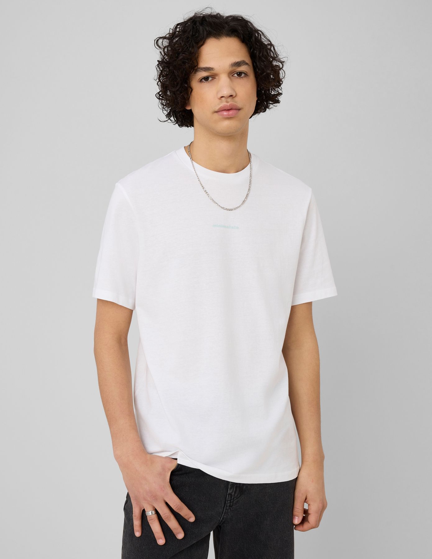 T-shirt imprim&eacute; poitrine