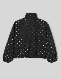 Blouson l&eacute;ger imprim&eacute; pois