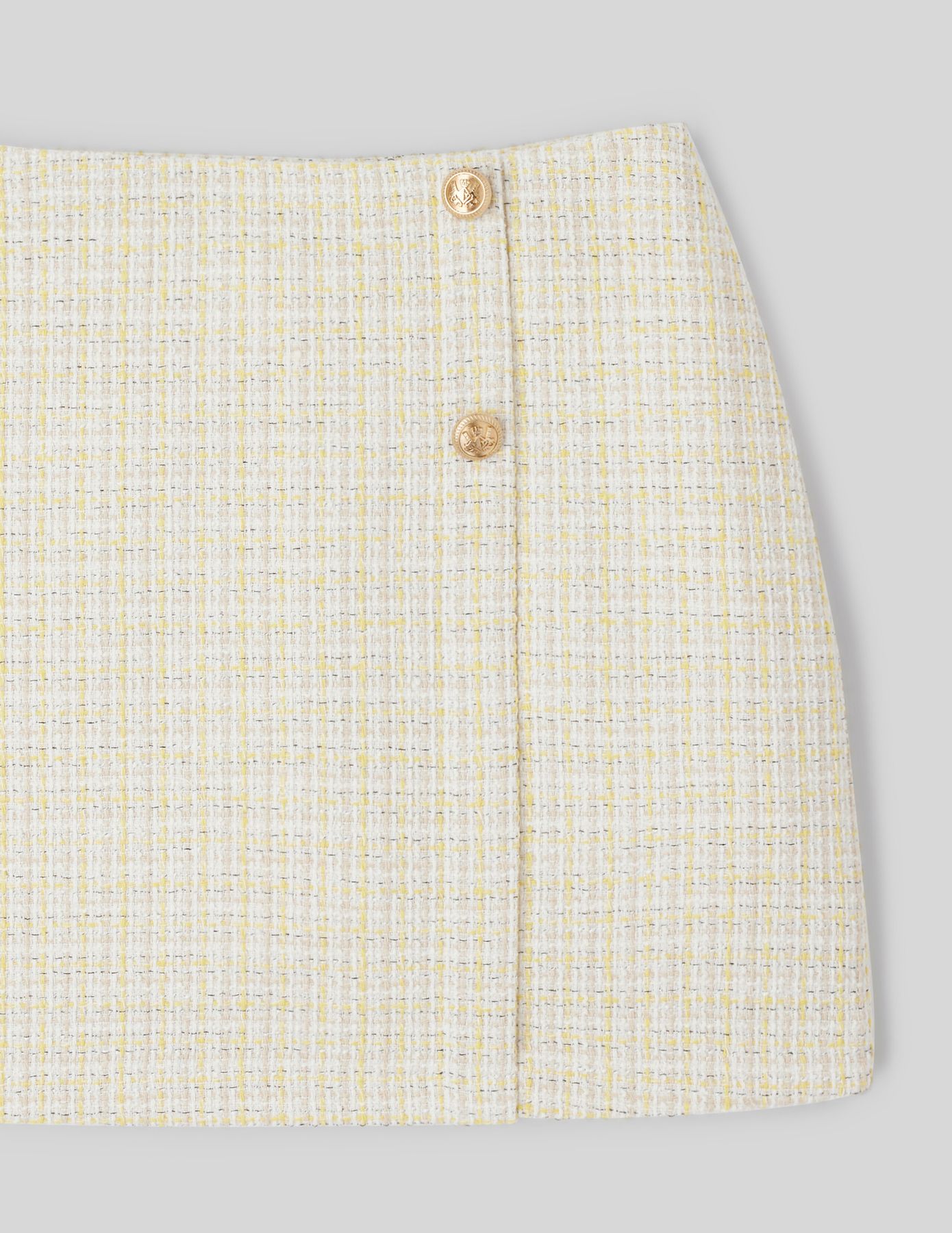 Jupe courte tweed