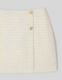 Jupe courte tweed