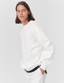 Sweat col rond uni